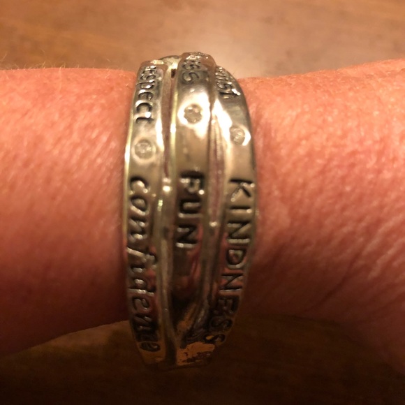 Silver/ Pewter Cuff Bracelet - Picture 2 of 5